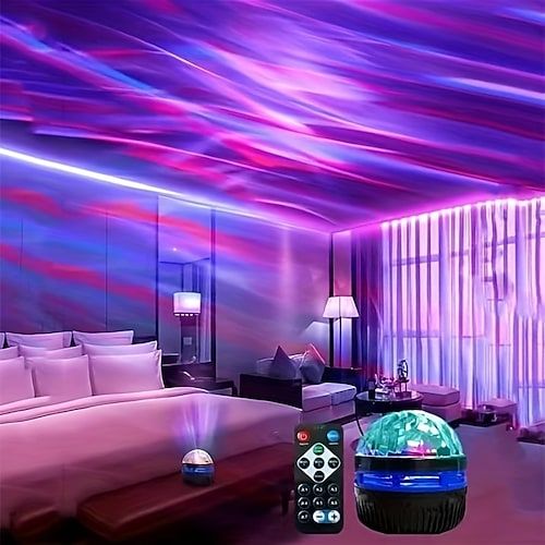 LED Galaxy Projector Light Multi-color Remote Control for Bedroom Decoration Christmas Star Projector Night Light New Year Gift